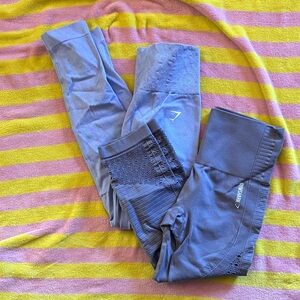 Gymshark Light and Dark purple Leggings